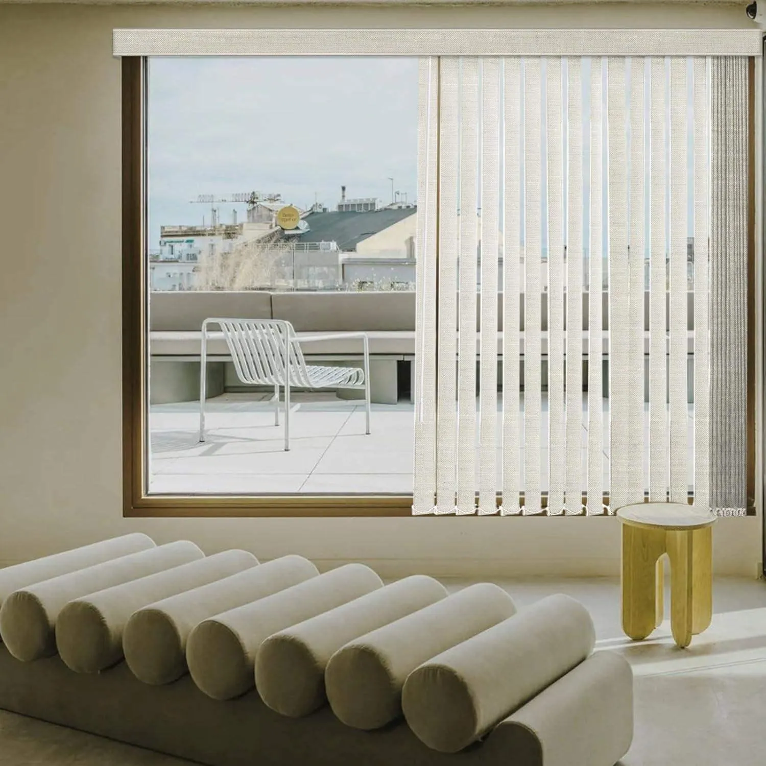Graywind Manual Vertical Blinds | Blackout Series | Customizable