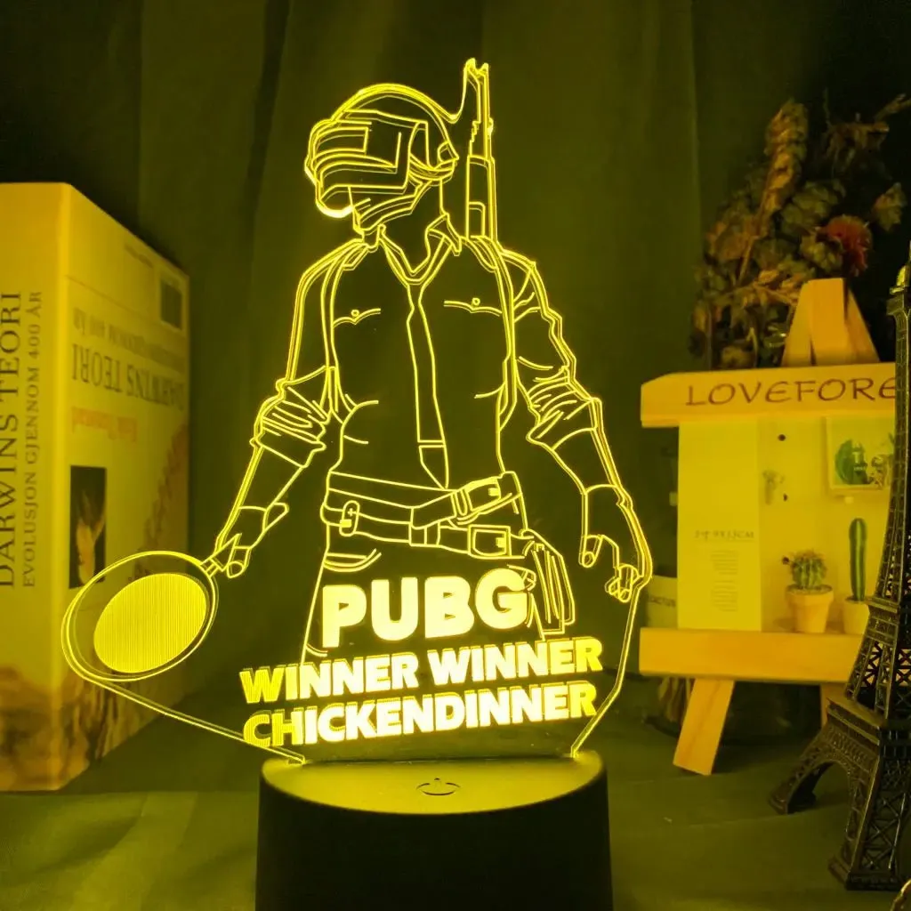 PUBG Winner Winner LED