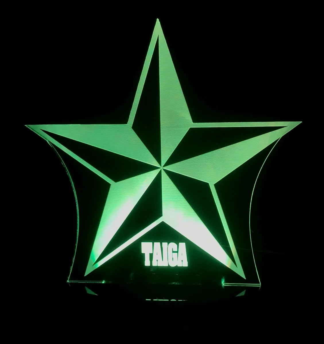 Star Shape Personalised Name 3D LED Night Light Lamp